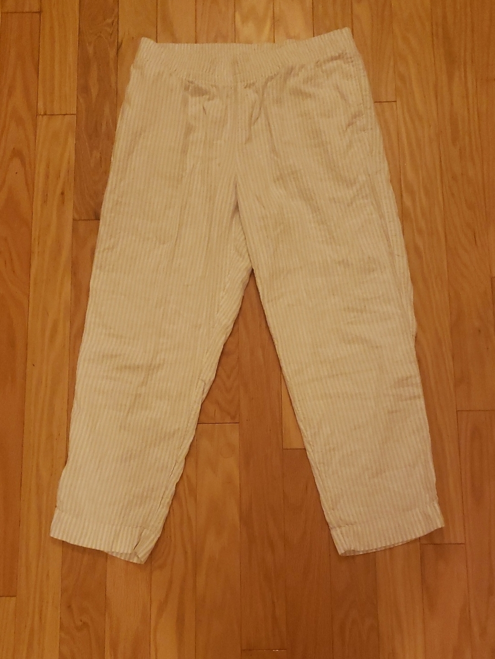 Old Navy Linen Blend Ankle Straigh Leg Pants